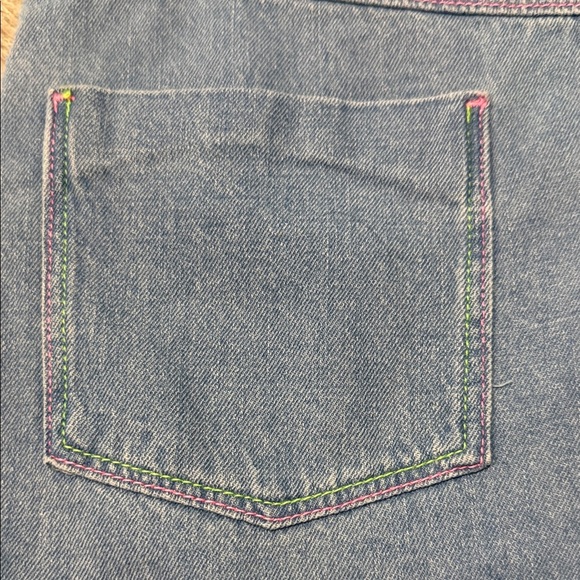 Kids Denim Shorts with Heart and Cherry Designs - Picture 8 of 16